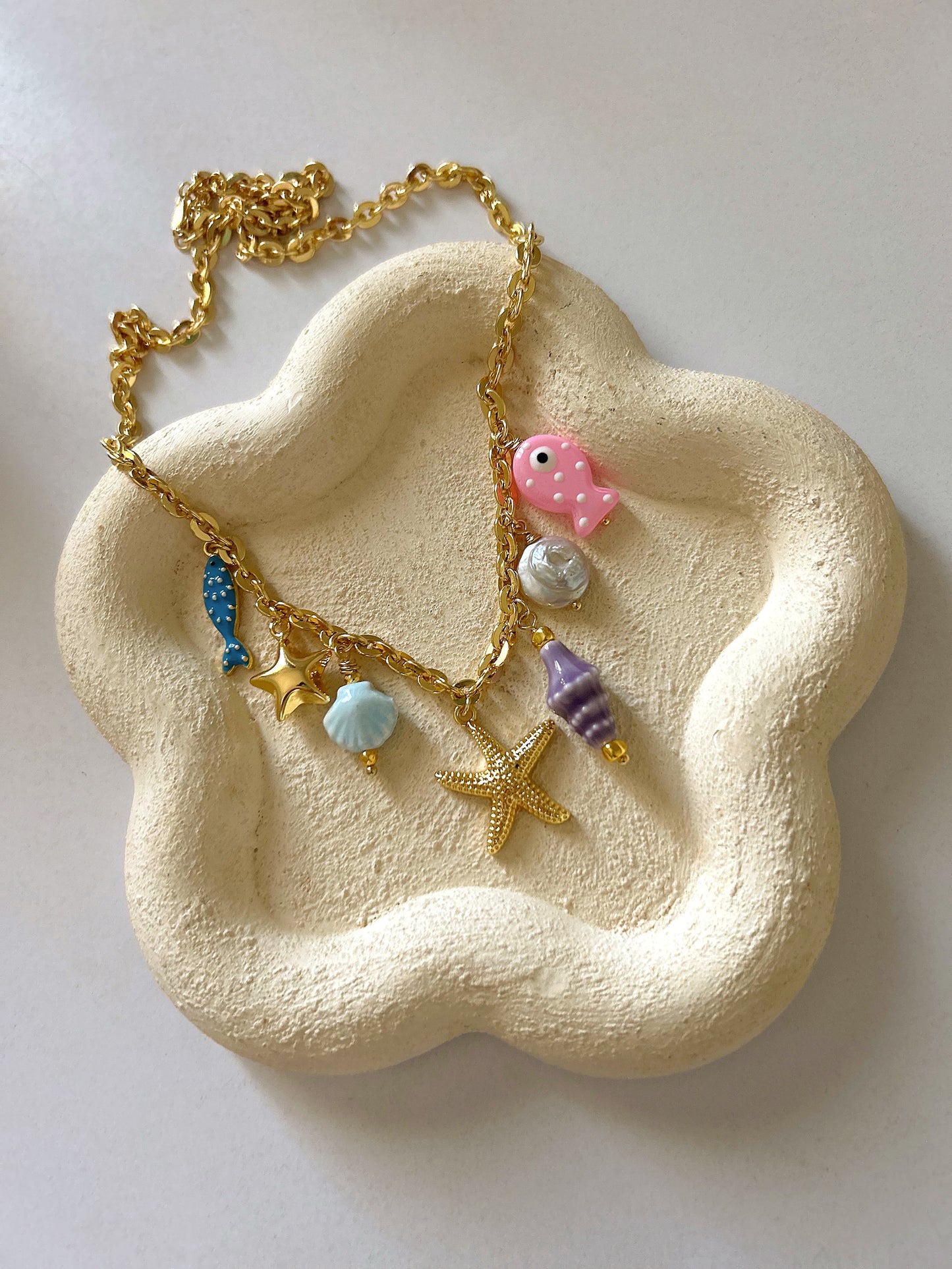Summer charms necklace