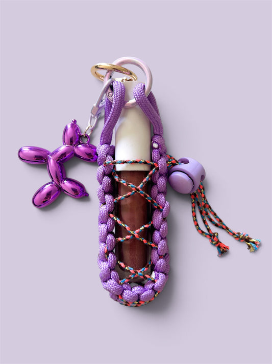 Purple lip holder