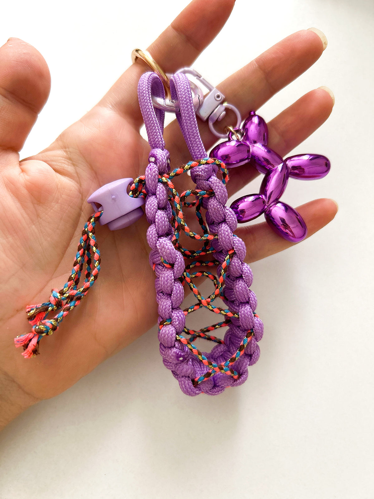 Purple lip holder