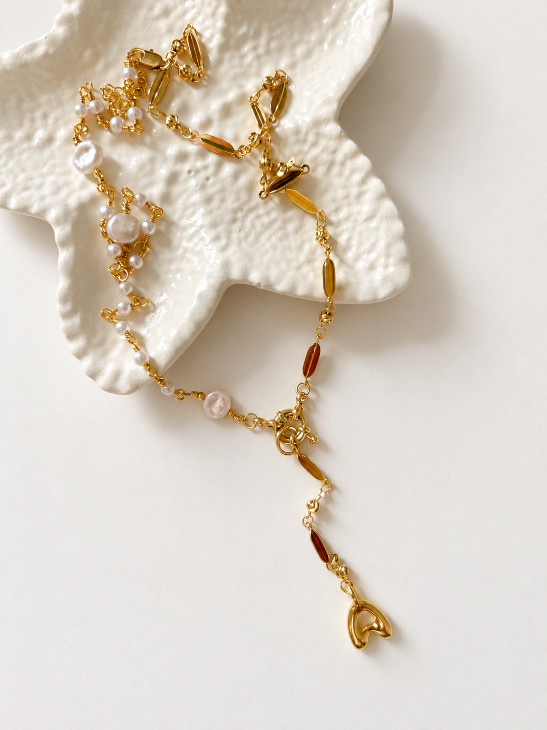 Mixed letters necklace