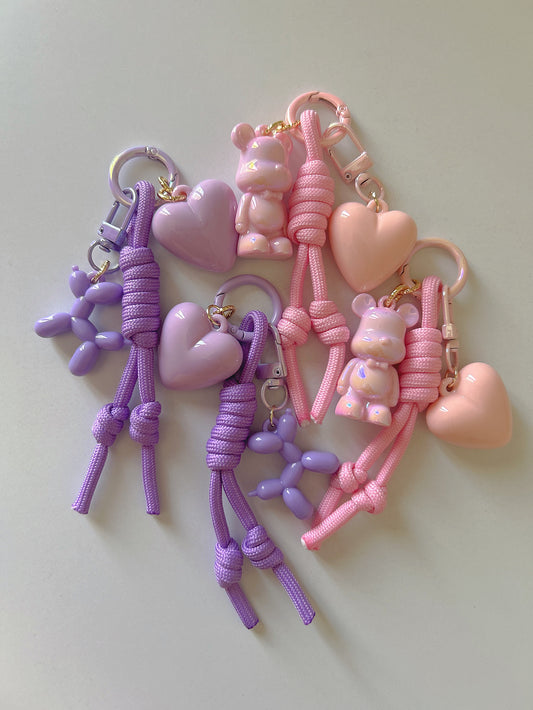 Purple & pink bestie bag