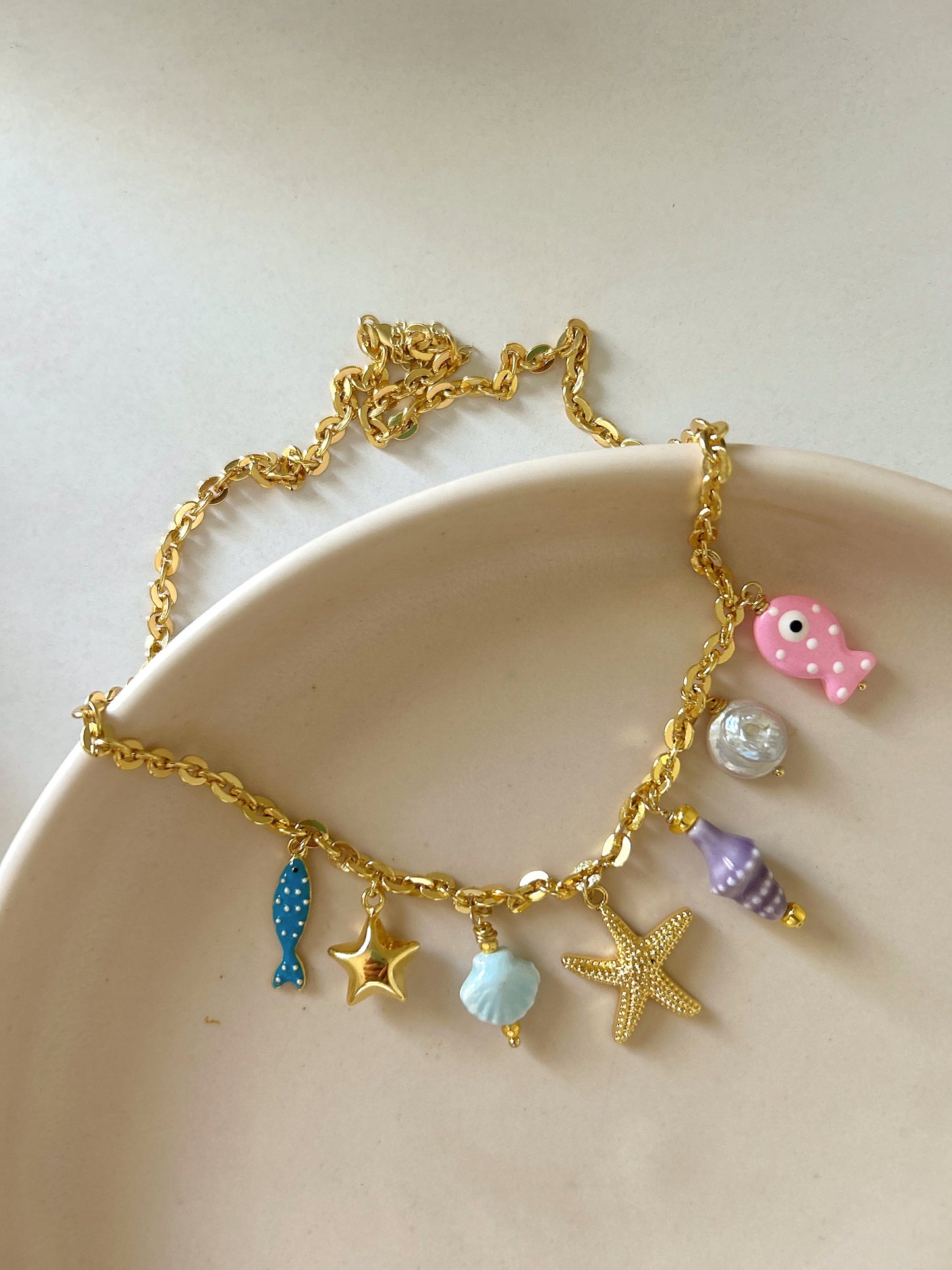 Summer charms necklace