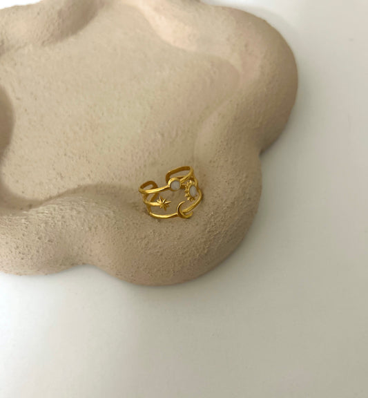 Sun&moon ring