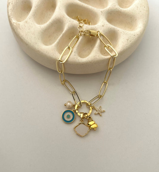 The charm stack bracelet