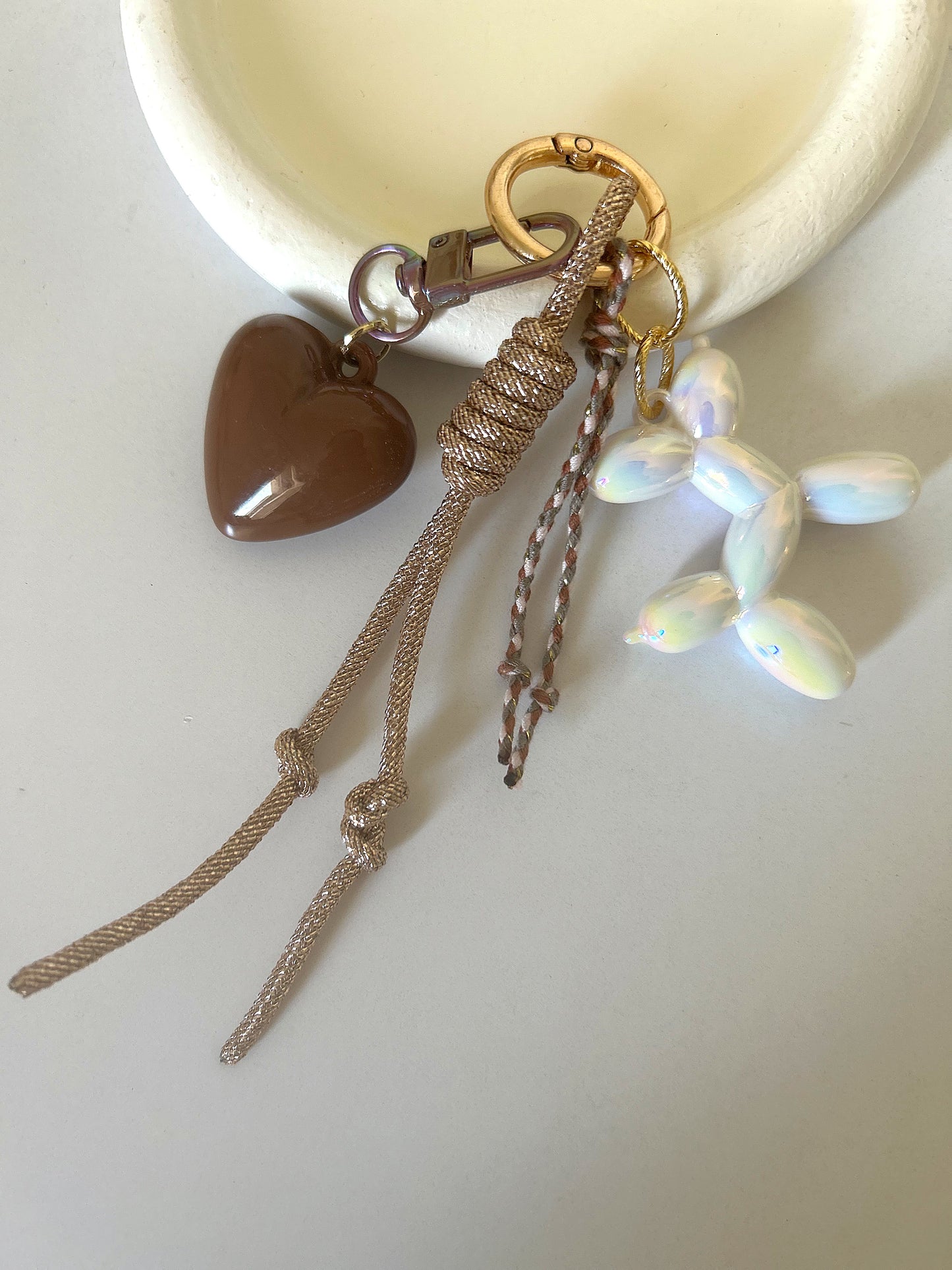 Bestie bag (brown heart)