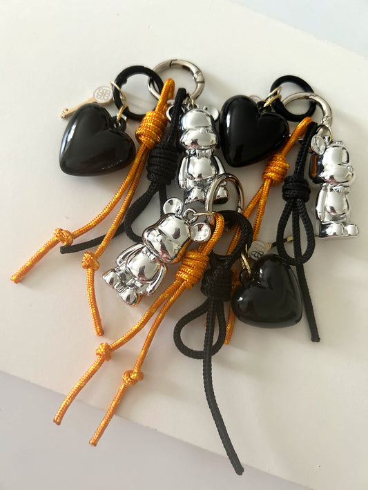 Bestie bag with (black heart)