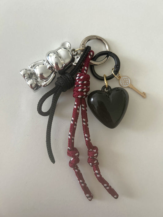 Bestie bag (black heart 2)