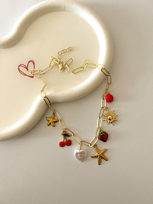Strawberry necklace
