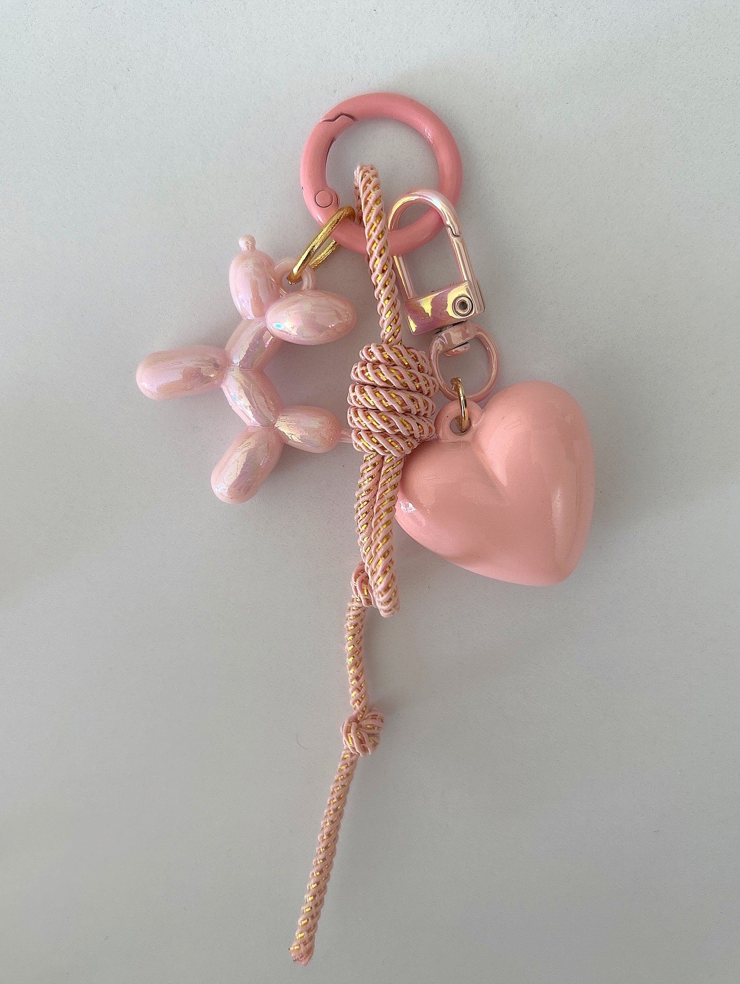 Pink heart bestie bag